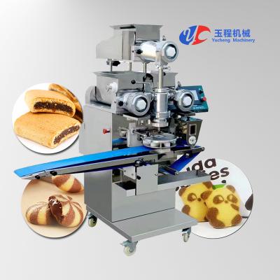 China Bakery Yucheng Machinery Double Coloring Cookies Making Machine for sale