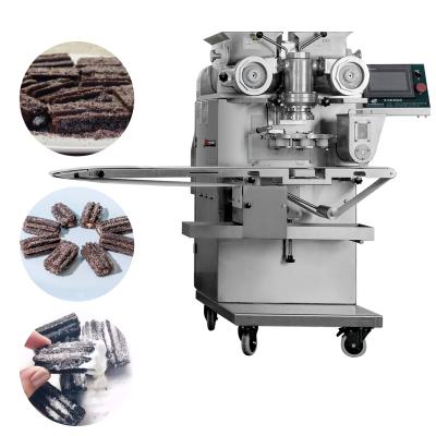 China New Design 1.5KW 304 Stainless Steel Automatic Churros Production Line Safety Encrusting Making Machine for sale