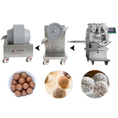 China Security Two Years Warranty Multifunctional Fully Automatic Date Rum Ball Encrusting Machine Food for sale