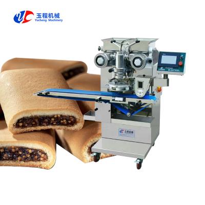 China food & Newton Two Color Beverage Factory Automatic Fig Biscuit Making Machine for sale