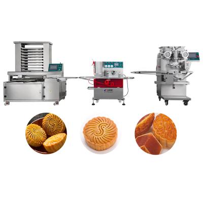 China Multifunctional Safety Support OEM Stainless Steel Nuts Mooncake Making Machine Production Line for sale