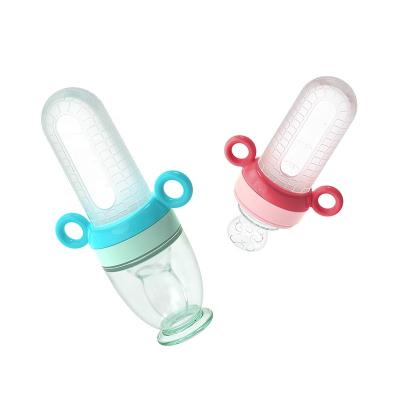 China BPA Free OEM Manufacturer Fresh Food Feeding Bottles Silicone baby food feeder Infant Feeding Pacifier baby fruit feeder for sale