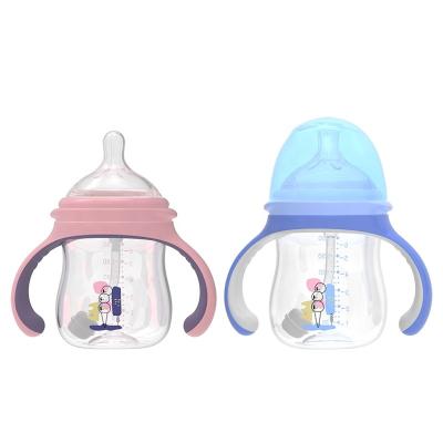 China BPA Free Wholesale Baby Feeding Bottles BPA Free 240ML/8oz Milk Bottles Wide Neck Newborn Tritan Baby Bottle for sale