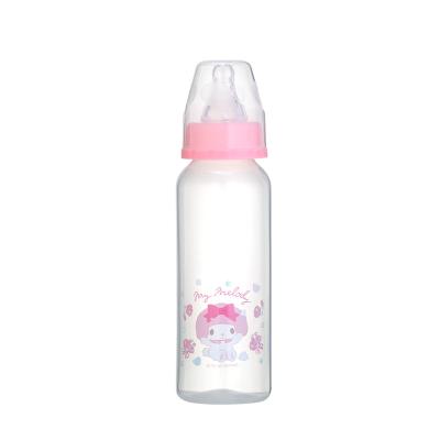 China BPA Free 240ML PP Material Baby Milk Bottle Light and Slim Bottle Easy to Hold Breastmilk Feeding Bottle for sale