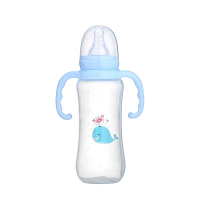 China BPA Free 240ML Bpa Free Custom PP Feeding Bottle Newborn milk bottle Food Grade PP Baby Bottle for sale