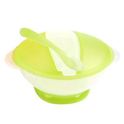 China BPA Material Defensive Stance OEM Service With Spoon Tableware Baby Training Bowl for sale