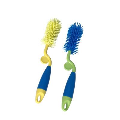 China China Manufacturer Service Factory OEM Service Silicone Bottle Cleaning Brush Viable Reading Brush Milk Bottle Brush for sale