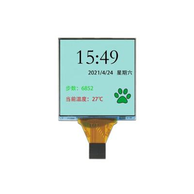 China Medical / Outdoor Devices HL 1.28 Inch Square Transflective TFT LCD Display Module Without Backlight 176*176 Pixels SPI Interface for sale