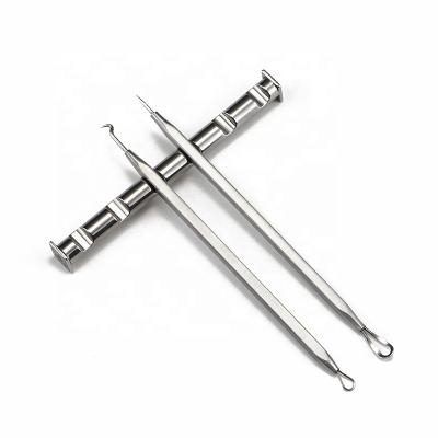 China Wholesale Squeeze Acne Stainless Steel Blackhead Removal Staple Pimple Needle Acne Extractor Pimple Needle Acne Needle Tool Kit for sale