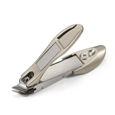 China Hot Selling Sharp No Splatter Toenail Nipper Pedicure Clippers With Catcher Cuticle Stainless Steel Nail Clippers for sale