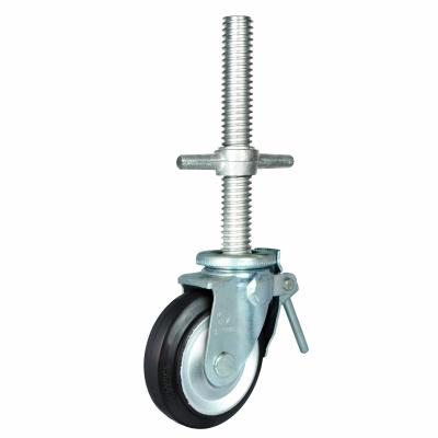 Chine 6 inch scaffolding casters and flat free adjustable scaffolding wheels (66A03-1064) à vendre