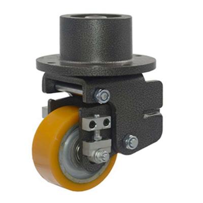 Chine Height Adjustable From 148mm To 168mm Height Adjustable Shock Absorption PU Forklift Wheel à vendre