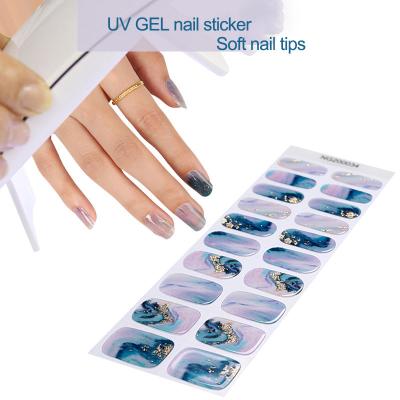 China French custom label package color x xxl tapered square clay treatment gel full cover soft nails extension set soak off soft gel nail tips for sale