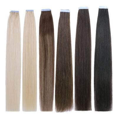 China Wholesale 1B Gray Brush Stick Human Hair Silky Straight Wave Wigs Tape 613 Adhesive Blonde Wigs For White Women Hair Clip Extension Delicious Wig for sale