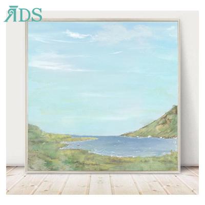 China Modern Home Decoration Accessories Handmade Oil Painting Seaside Landscape Art for sale