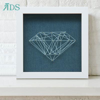 China Coastal Hot Sell Unique Wire Shadow Box Wall Art Framed Home Decoration For Wall for sale