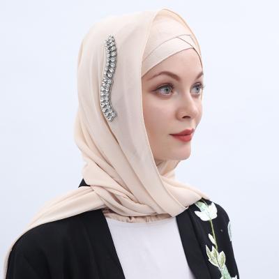 China MXCHAN SJH2147 MARCH EXPO Time Limited Discount Design Scarf Pins Women 100% Chiffon New Hijab 2020 for sale