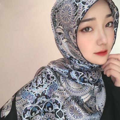 China 2020 hot sale 100%Silk 12MM MXCHAN SJH2104 new style women scarf hijab SILK burkha muslim abayas hijabs for sale