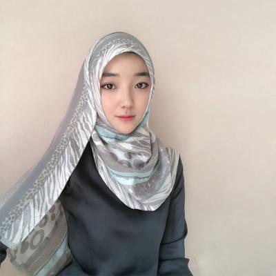 China 2020 hot sale hijab women muslim hijab 100%Silk 12MM MXCHAN SJH2112 for sale