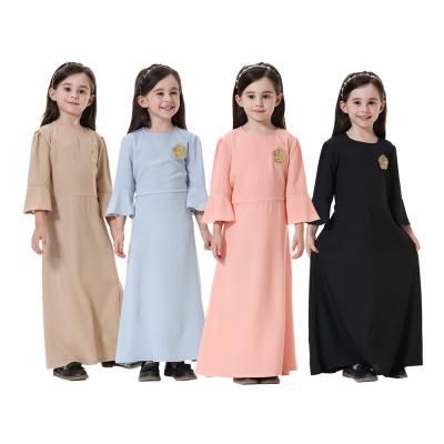 China First class fabric and first class workmanship. Loose and comfortable. MXCHAN SJH27040 First Class Cloth And First Class Working Islam Children Wear Kids Islamic Dress for sale