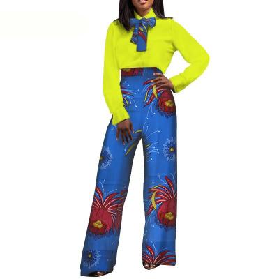 China MXCHAN SJH3020 Hot Sales Fashion High Quality Casual Wax Printing African Ladies Print 2 Pieces Suit For Women for sale