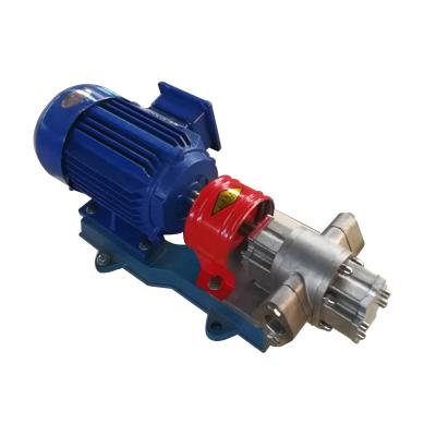 China Wcbk304 Corrosion Resistance Stainless Steel Motor Viscosity External Lubrication Diesel High Temperature Gear Pump for sale