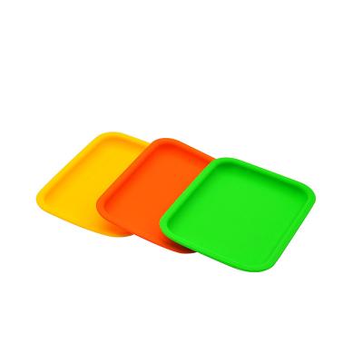 China Wholesale Cheap Custom Gel Tray Disposable Size Silicone Plastic Rolling Tray for sale