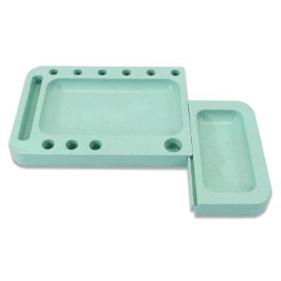 China Wholesale Degradable Plastic Tobacco Rolling Detachable Tobacco Rolling Accessories Custom Logo Detachable Plastic Smoking Portable Tray for sale