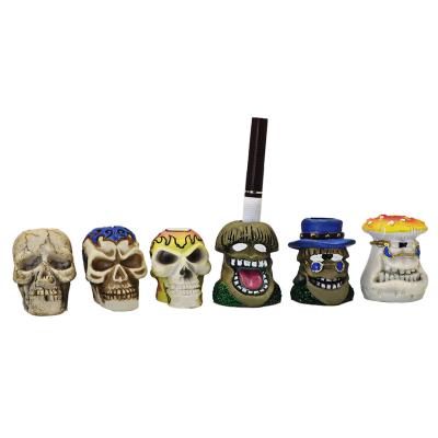 China Cartoon Creative Skeleton Accessories Smoke Cigarette Extinguisher Ashtray Cone Wholesale Portable Smoking Sniffer for sale