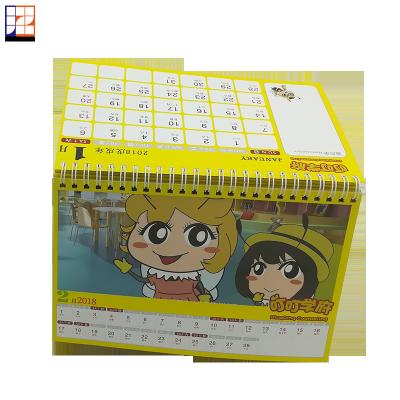 China Promotional 2021 Newest Monthly Custom Photo Printing Desk Calendar A5 Size for sale