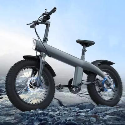 China New Q3 version of aluminum alloy 20 inch fat tire 48V 9.6Ah battery 750W electric mountain bike for sale