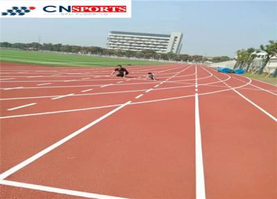 Chine RoHS PU piste de course, étanche à l' eau synthétique piste d' athlétisme système sandwich à vendre