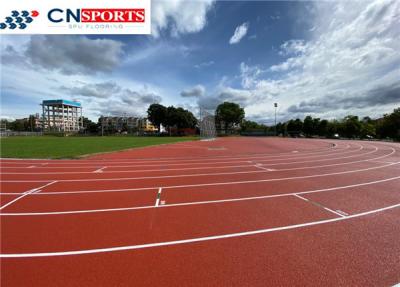 Chine Piste de course en caoutchouc de stade PU Piste de course athlétique Certificat IAAF Non toxique à vendre