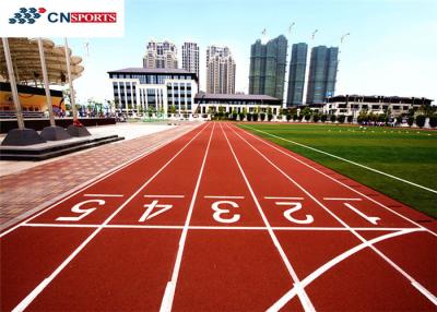 China Sports Center Synthetic Running Track Red Stadium Running Track for sale