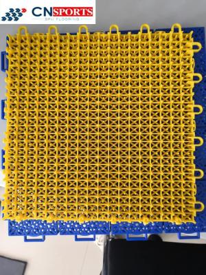 중국 각자 배수장치 모듈 고무 도와 PP 맞물리는 스포츠 마루 판매용