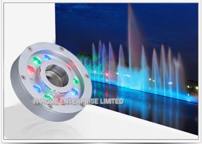 China Unterwasser-LED Brunnen DMX 512 9W beleuchtet Pool-Brunnen-Licht für Docks/Teiche zu verkaufen