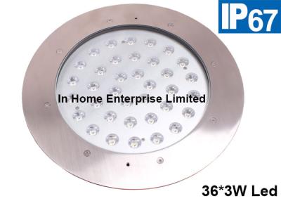 China 108W IP67 Led In-ground Light 100 - 240 V AC High Voltage Led Ground Buried Light for sale