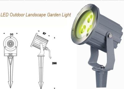 Cina Il giardino all'aperto di IP67 IL RGB LED accende 3W/luce esteriore della punta del giardino del paesaggio in vendita