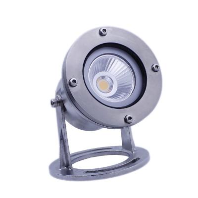 China DC 24V IP68 Round LED Underwater Light , White Swimming Pool LED Underwater Lamp for sale