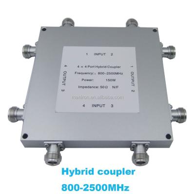 China 800-2500MHz, Hybrid RF Coupler/Combiner IBS Hybrid Port, 150w watt 4x4 and DAS, MHC-825-NF-6dB-44-M/C for sale