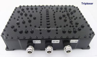 China RF Triplexer, Three Band Combiner, Manufacturer in China MN-TC-L380-150-N/D for sale