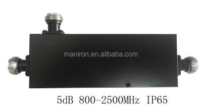 China 5dB RF Directional Coupler IP65 Low Pim. 800-2500MHzN typical, YC-727-05-NF-5 for sale