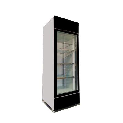 China Single-temperature Glass Door Deep Upright Freezer Ice Cream Display Freezer for sale