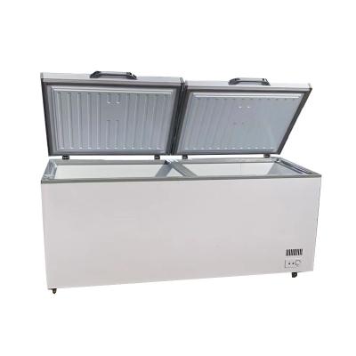 China Single-temperature Qingdao Supplier Top Open Chest Freezer With Baskets Chest Refrigerator -18 Strong Degree for sale