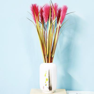 China SN-P8506 Touch SN-P8506 Faux Pampas Bulk Natural Artificial Tall Decor Fluffy Stems Artificial Pampas Grass for sale