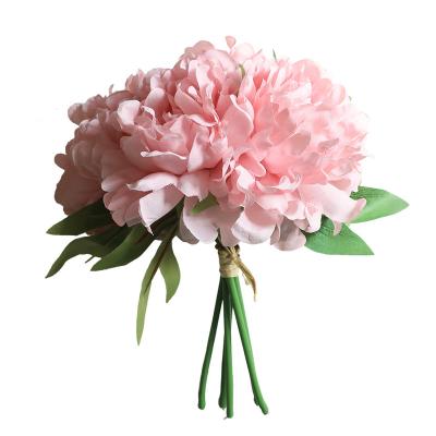 China Irene Peony Decorative Bouquets Wholesale Artificial Flower Peony Flower Home Decorative Bouquet Simulation Flowers Wedding for sale