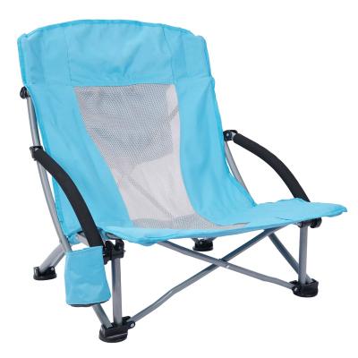 China Wholesale Folding Beach Camping Chair Kids Easy-carry Folding Beach Chair With Umbrella Logo Custom Size Beach Chairs for sale