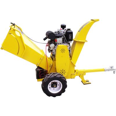 China Agriculture Self Propelled Mini Gasoline Engine Wood Chipper for sale