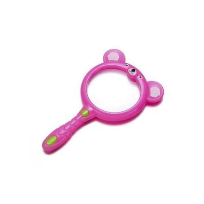 China Cheap Wholesale Plastic Toy Magnifier 14*8cm Colorful Plastic Magnifying Gass For Kids for sale