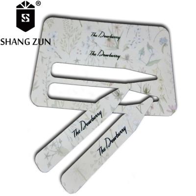 China Handy Manufacturers Custom Card Type Collar Stays Delicate Plastic Collar Reinforcers Business Gifts For Men And Women Shirt for sale